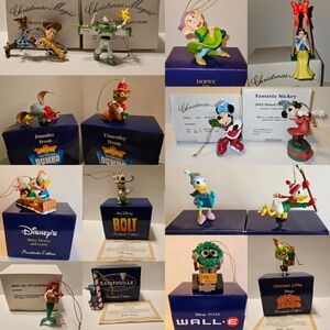 Groiler Disney Christmas Ornaments Lot Of 35